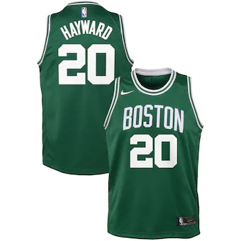 youth nike gordon hayward green boston celtics swingman jer-525